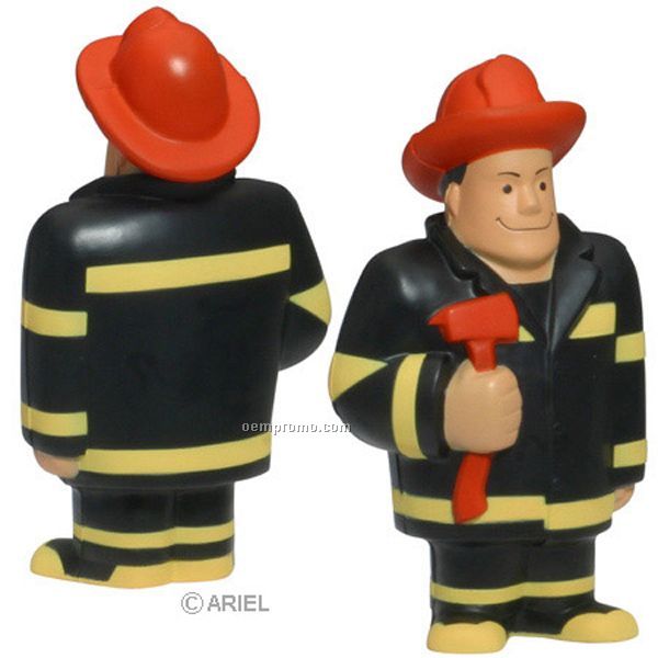 Fireman Stress Reliever Toy