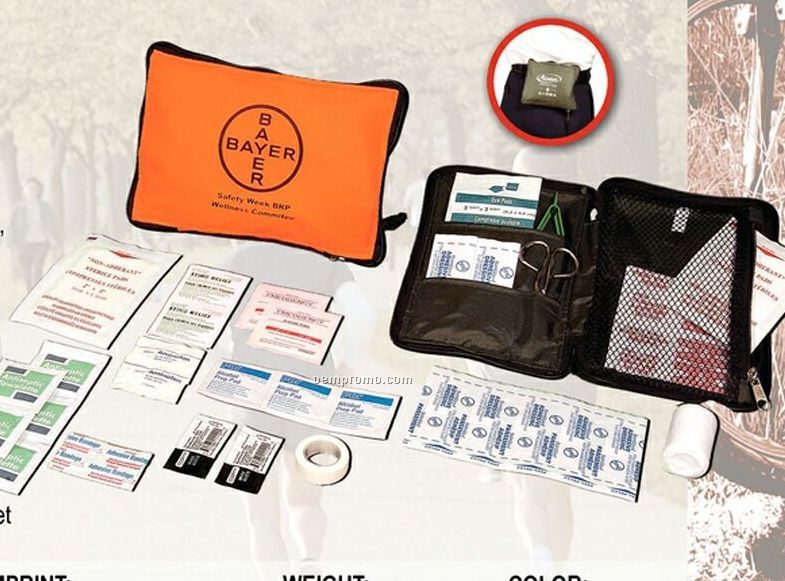 Trekker's First Aid Kit In A Soft Pack Wallet