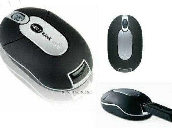 Wireless Mini Optical Mouse With Stowable Receiver