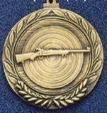 2.5" Stock Cast Medallion (Rifle)