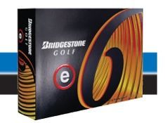 Bridgestone E6 Golf Ball With Anti Slide Spin Inner Layer - 12 Pack