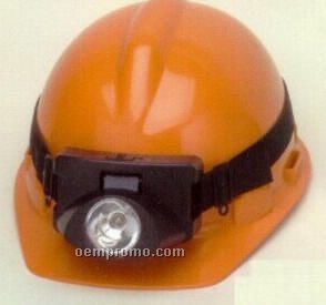Head Mountable "Miners" Flashlight With Straps