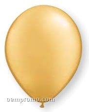 11" Gold Latex Single Color Balloon