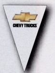 30' Stock Automotive Dealer Identity Pennant Strings (Chevy Truck)