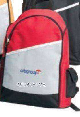 Backpack W/ Front Slanted Pocket