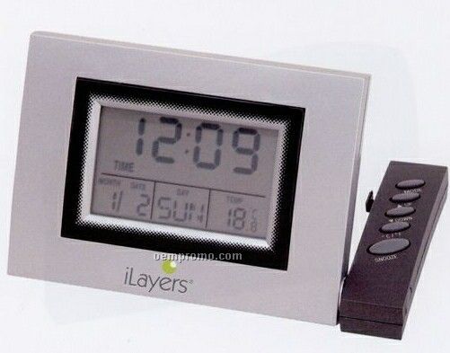 Multi-function Desk Clock With Snooze Alarm & Stand