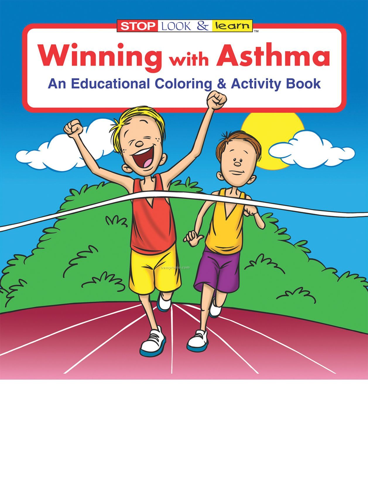 Winning W/Asthma Coloring Book Fun Pack