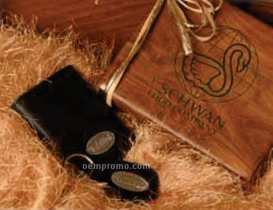 Gift Set W/ Bozeman Falls Tri-fold Wallet & Star Canyon Keychain