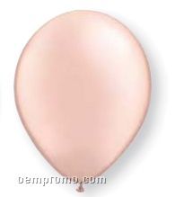 11" Peach Latex Single Color Balloon