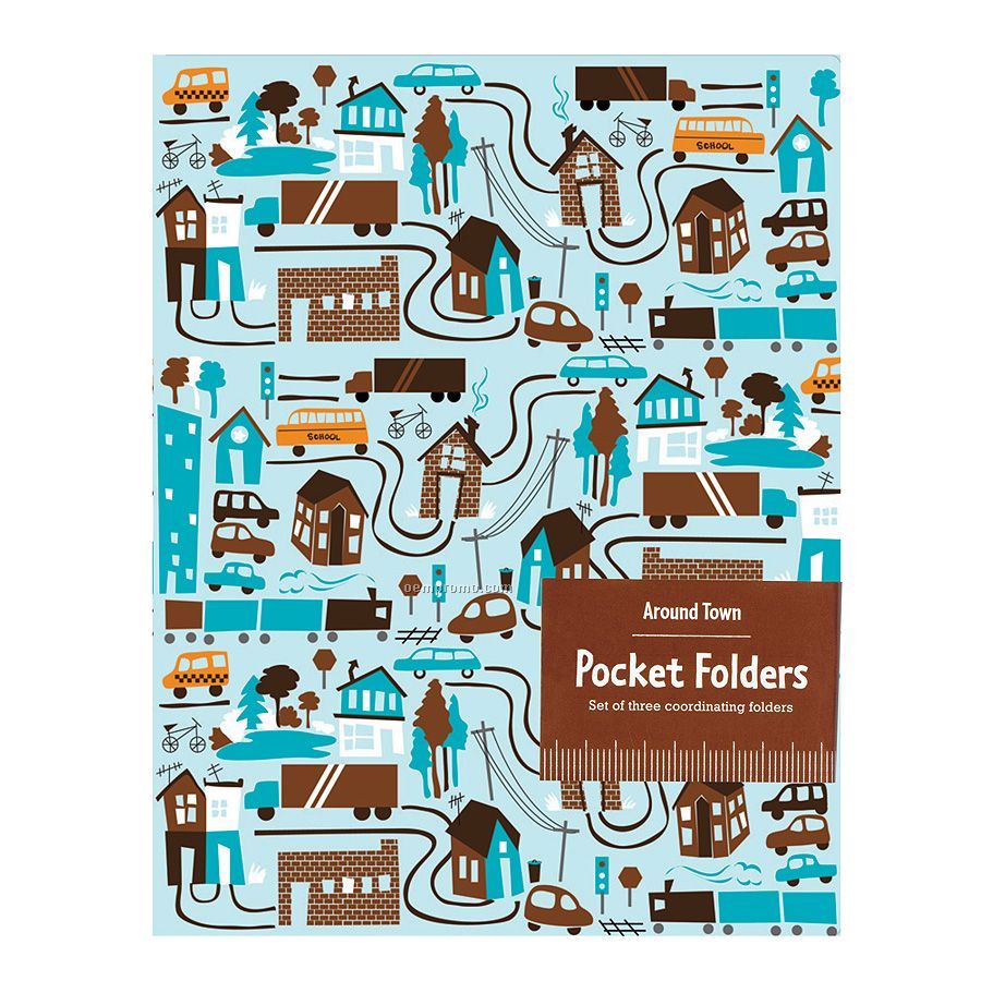 Around Town Pocket Folders