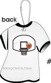 Basketball Goal T-shirt Zipper Pull