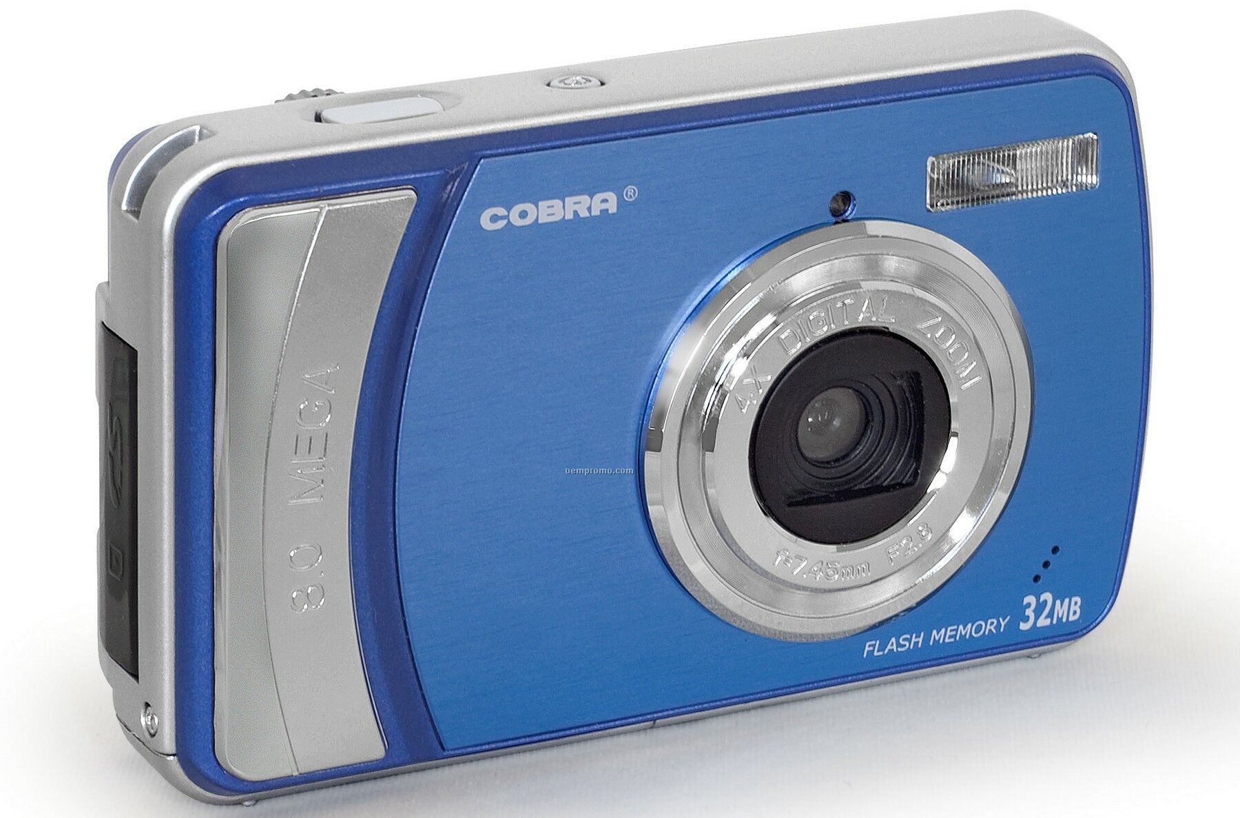 Blue Digital Camera With 2.5" Color Screen