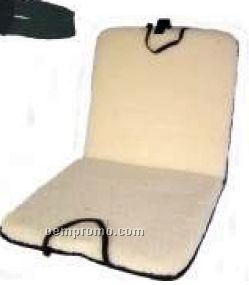Fleece Double Stadium Seat Cushion W/ Pocket