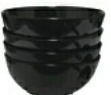 Popcorn Bowl Set - Specialty Keeper Bowls (Black)