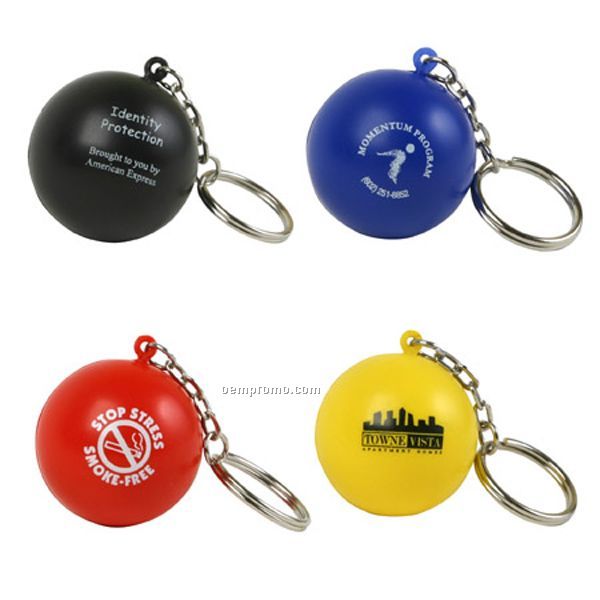Stress Ball Key Chain Squeeze Toy