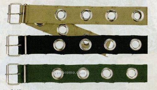 Women's Vintage Belt With Grommets