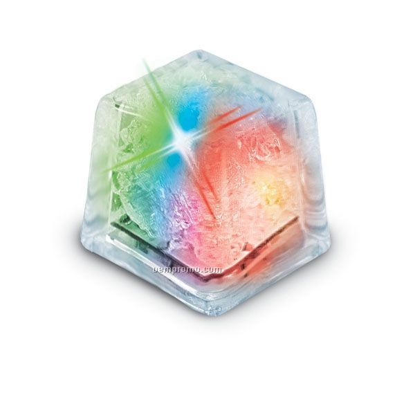 Clear Liquid Activated Mini Ice Cube W/ Color Changing LED