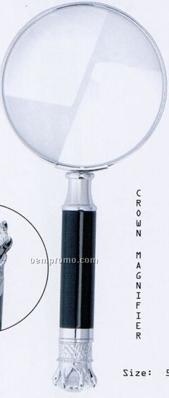 Crown Magnifier W/ Oktant Crystals