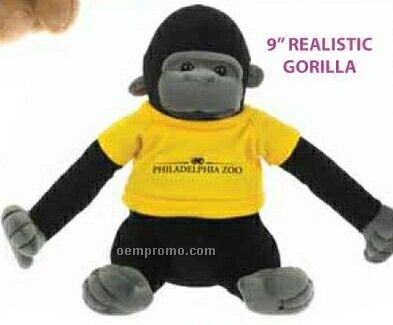 Realistic Gorilla Stuffed Animal