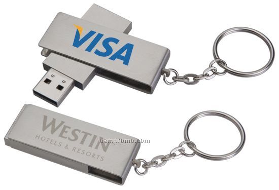 Volta Brushed Metal USB Flash Drive (128 Mb)