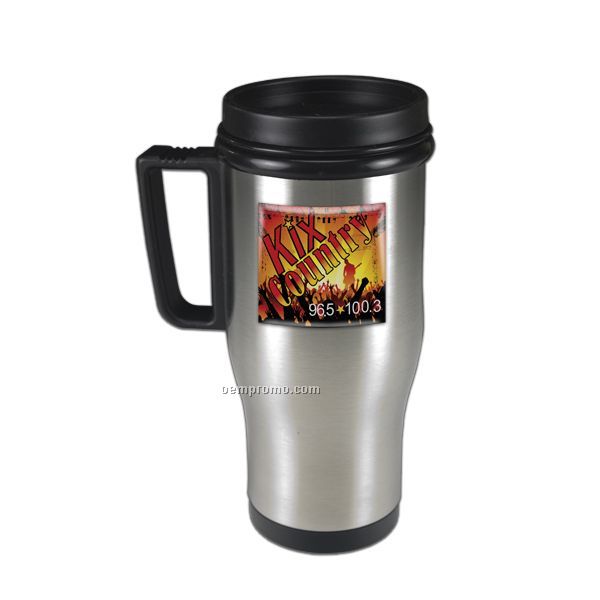 14 Oz. Domed Stainless Steel Auto Mate Mug