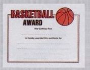 8 1/2"X11" Stock Sport Certificate - Basketball Award