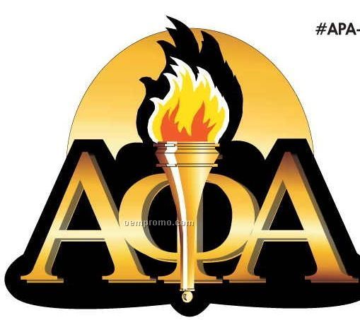 Alpha Phi Alpha Fraternity Mascot Acrylic Coaster W/ Felt Back