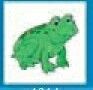 Animals Stock Temporary Tattoo - Green Frog (2"X2")