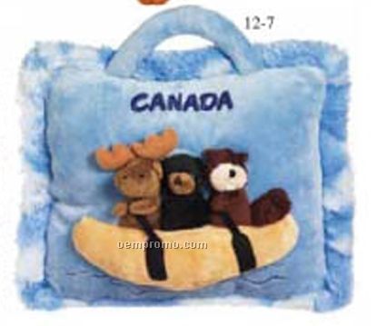 Bear North Canoe Pillow (11")