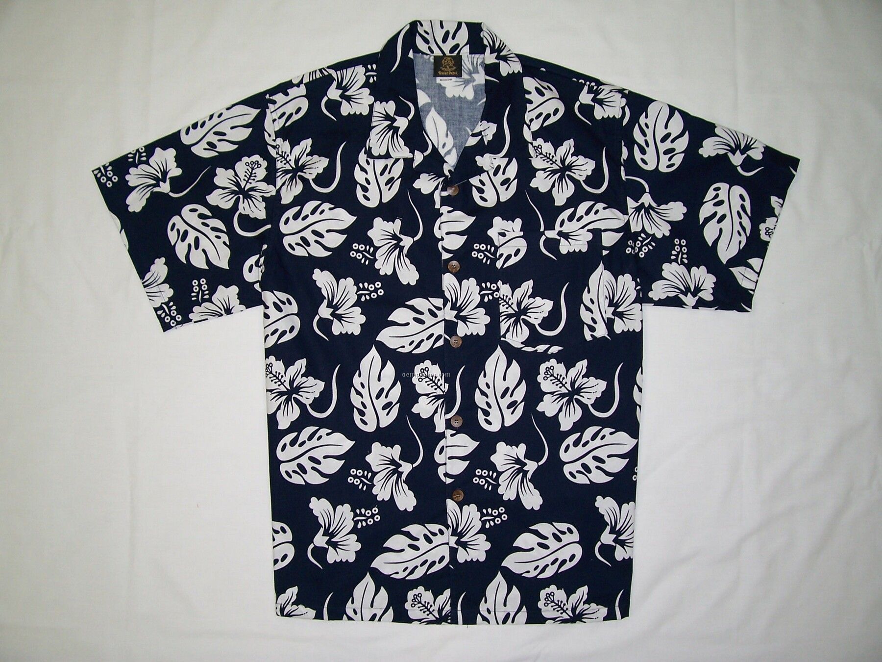 Men's Camp Shirt Blue Hawaii (Xs-xl)