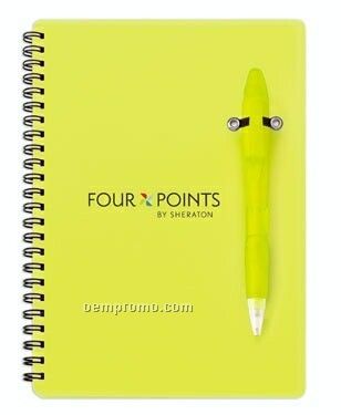 Blossom Translucent Pen/ Highlighter & Notebook Combo
