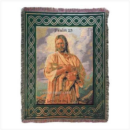 Lord Is My Shepherd Tapestry Throw