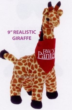 Realistic Giraffe Stuffed Animal