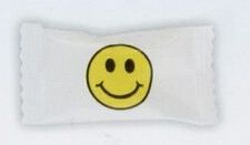 Soft Peppermint Candy With Stock Wrapper (Smiley Face)