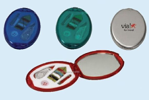 Translucent Colored Sewing Kit