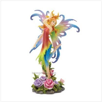 Fairy And Rose Figurine
