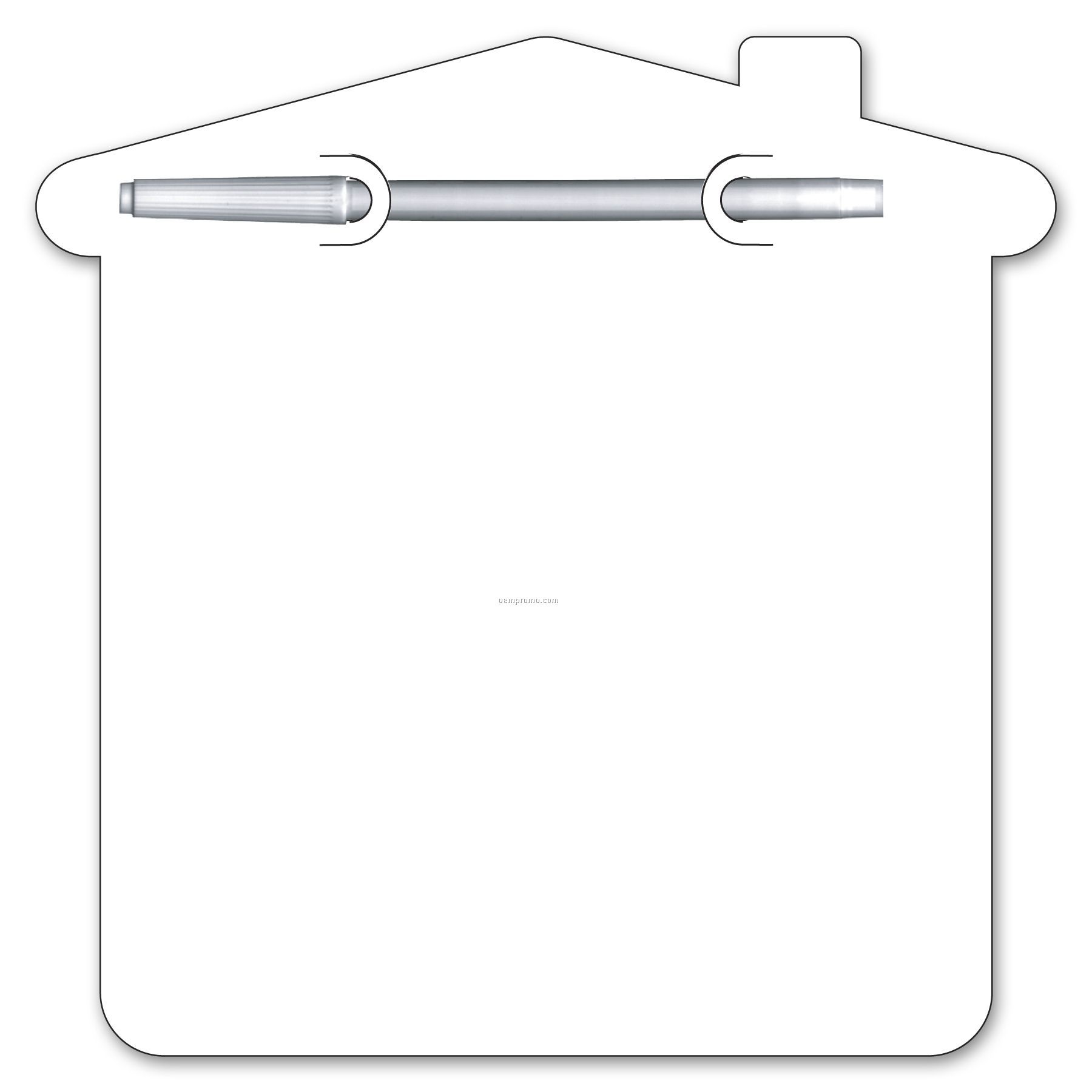 Write On/ Wipe Off House Shape Memo Board