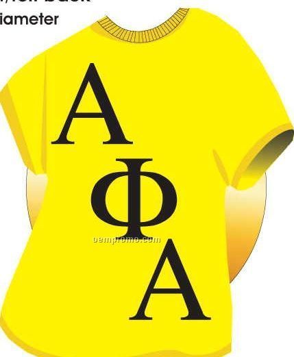 Alpha Phi Alpha Fraternity T-shirt Acrylic Coaster W/ Felt Back