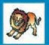 Animals Stock Temporary Tattoo - Stretching Lion (2
