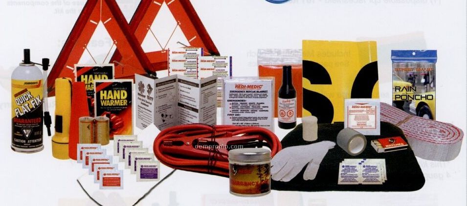 Designer Auto Safety Kit (55 Items)