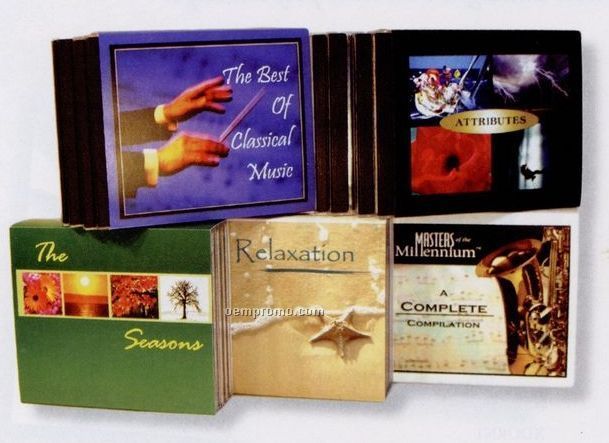 Music Gift Set 4 Holiday CDs - Best Wishes (Gold)