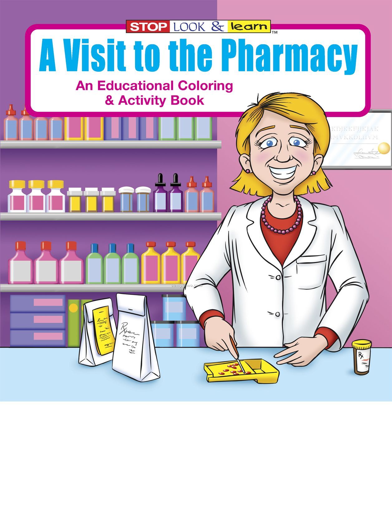 A Visit To The Pharmacy Coloring Book Fun Pack