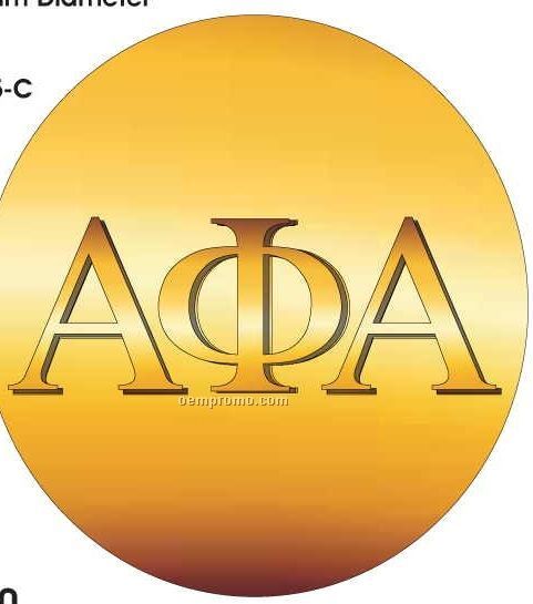 Alpha Phi Alpha Fraternity Letters Acrylic Coaster W/ Felt Back