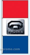 Stock Double Face Dealer Rotator Drape Flags - Trucks