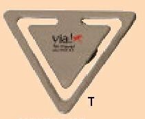 Polished Silver Bookmark (Triangle)