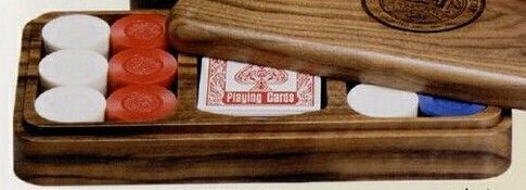 Wood Poker Game Box