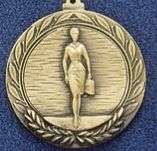 1.5" Stock Cast Medallion (Saleslady)