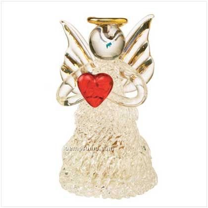 Angel With Heart Figurine