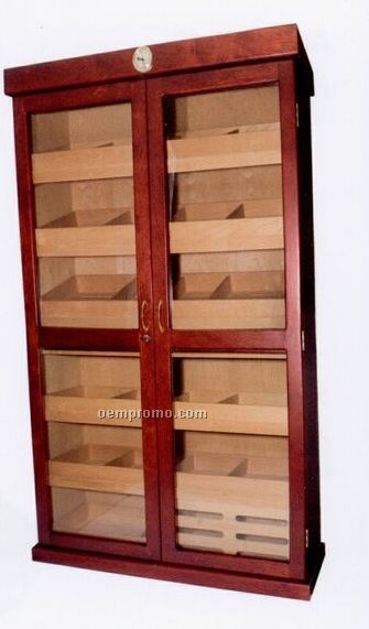 Commercial Style Humidor Display W/ 12 Shelf