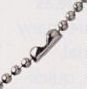 Nickel Plated Steel Ball Chains - 24" Nickel